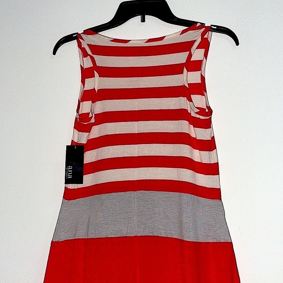 a.n.a. Stripped Sleeveless Maxi Dress - Picture 4 of 12